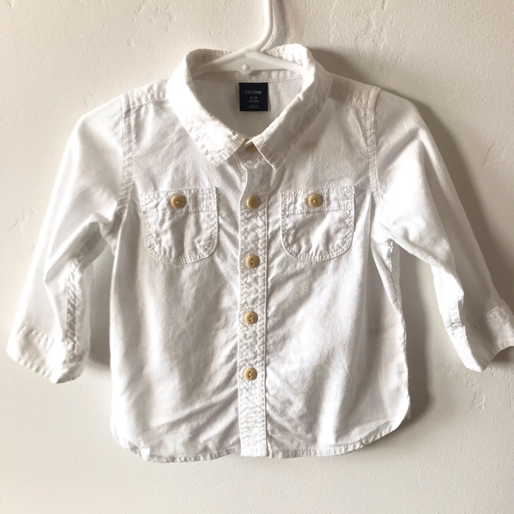 12-18 mo button down GAP